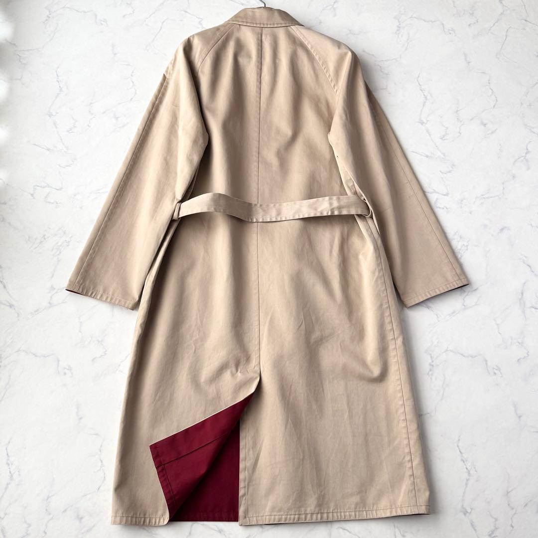HERMES エルメス フランス製 ステンカラー コート ロング 50 XL相当