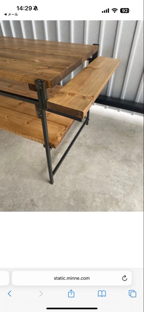 キッチンテーブルとクーラーボックス台