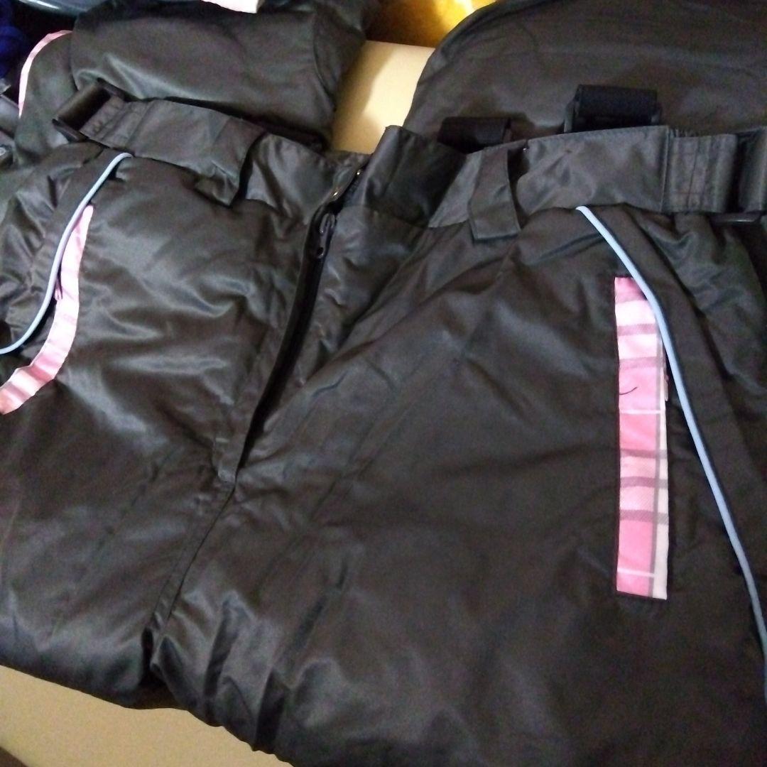 新品　スキーウェア上下 レディース 13号 チェック柄　ピンク　スノボー 雪遊び