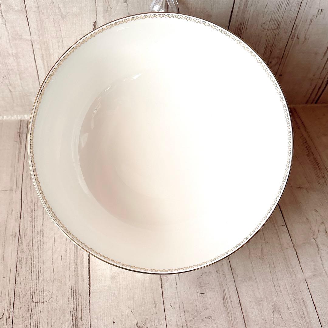 【新品】廃盤 ウェッジウッド コロンビア セージグリーン サラダ ボウル 黒壺