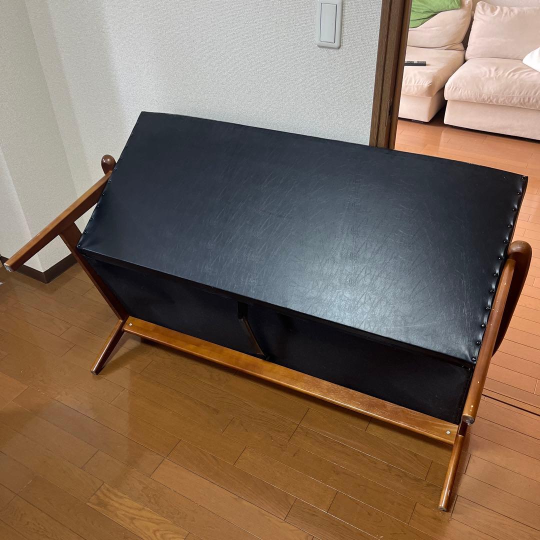 カリモク 60 Kチェアー 2シーター と オットマン