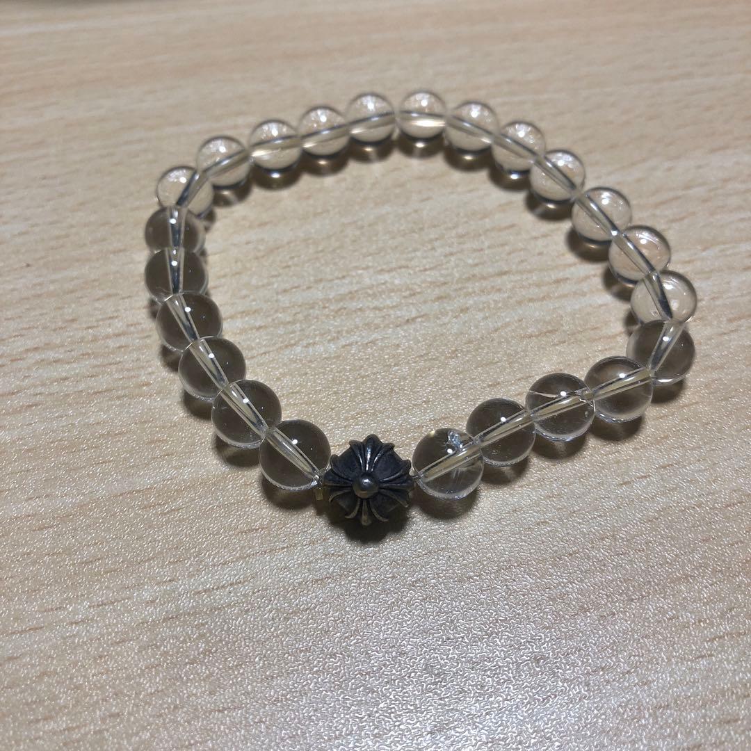 肉*様 Chrome Hearts クリスタルビーズ ブレスレット