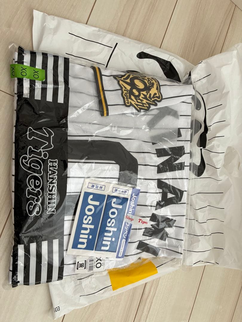 阪神タイガース　木浪聖也選手ユニフォーム　XOサイズ