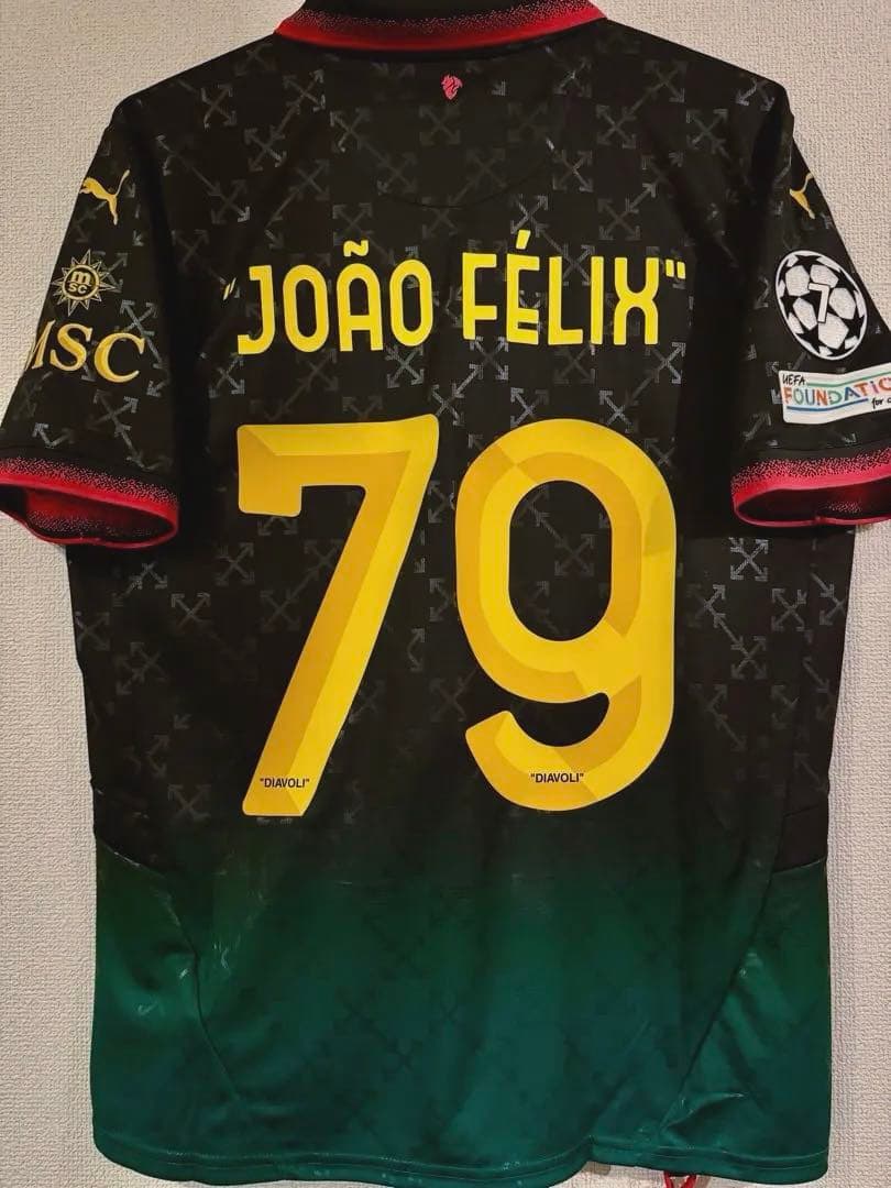 ACミラン x Off-White ユニフォームL ジョアン・フェリックス