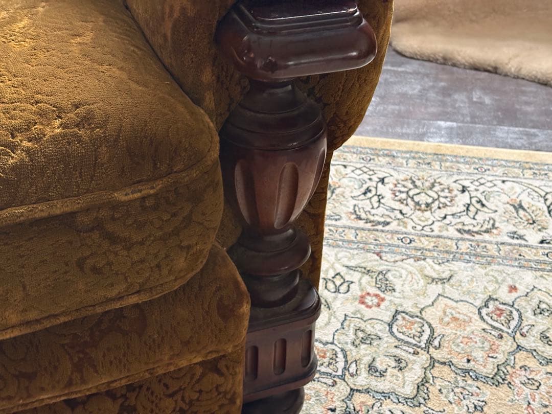 ①カリモク　karimoku レトロ　ビンテージ　ソファ　クラシック　IZ