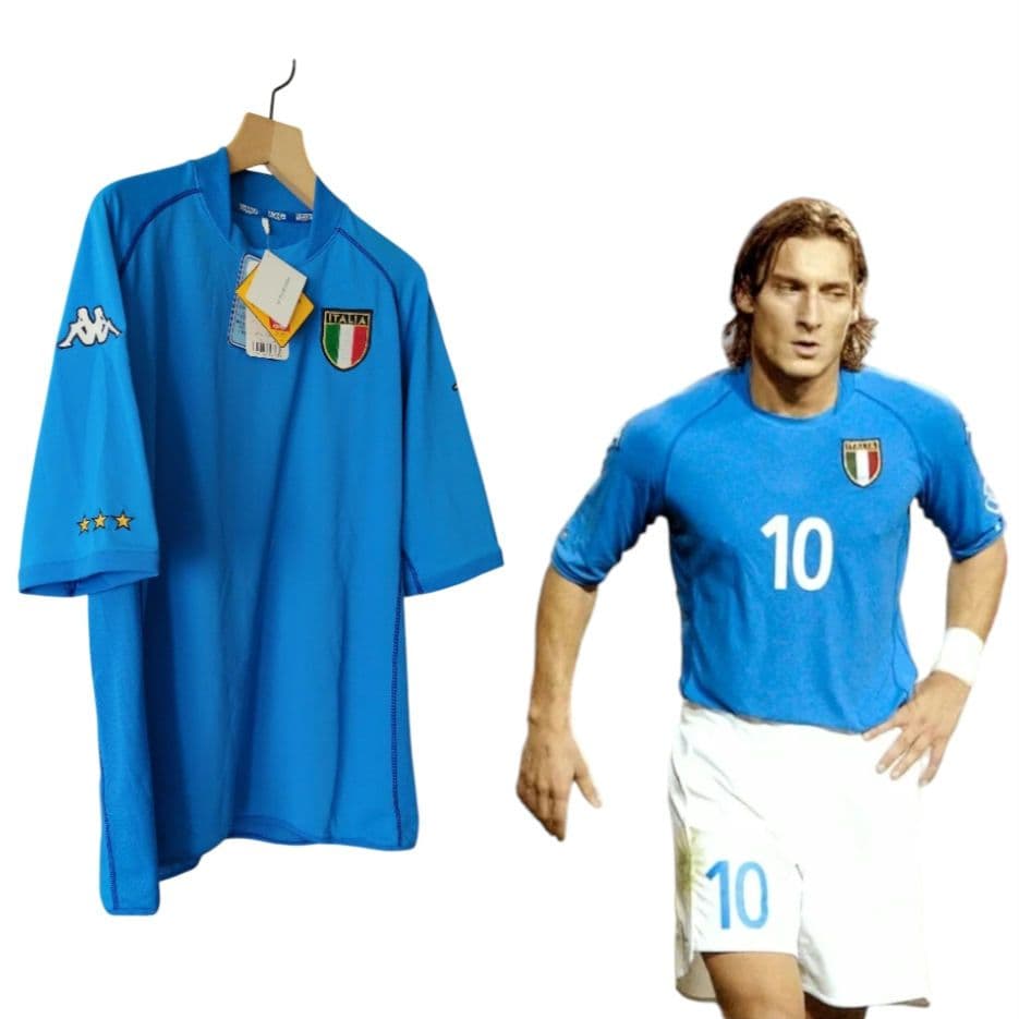 新品デッドストック サッカーイタリア代表ユニフォーム 02年日韓W杯 Kappa