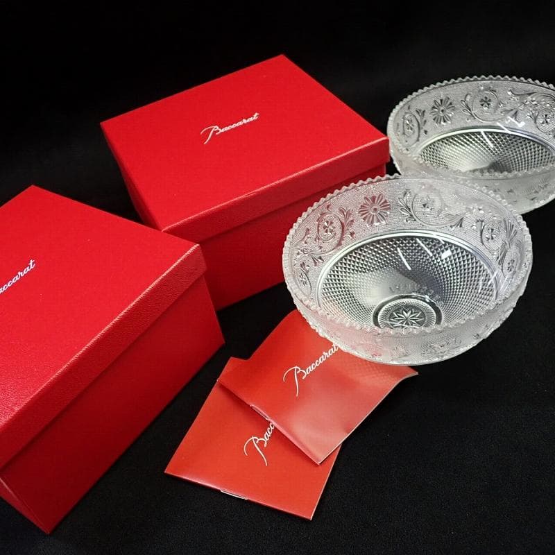 RU-6380 未使用品 バカラ アラベスク スモールボウル 箱付