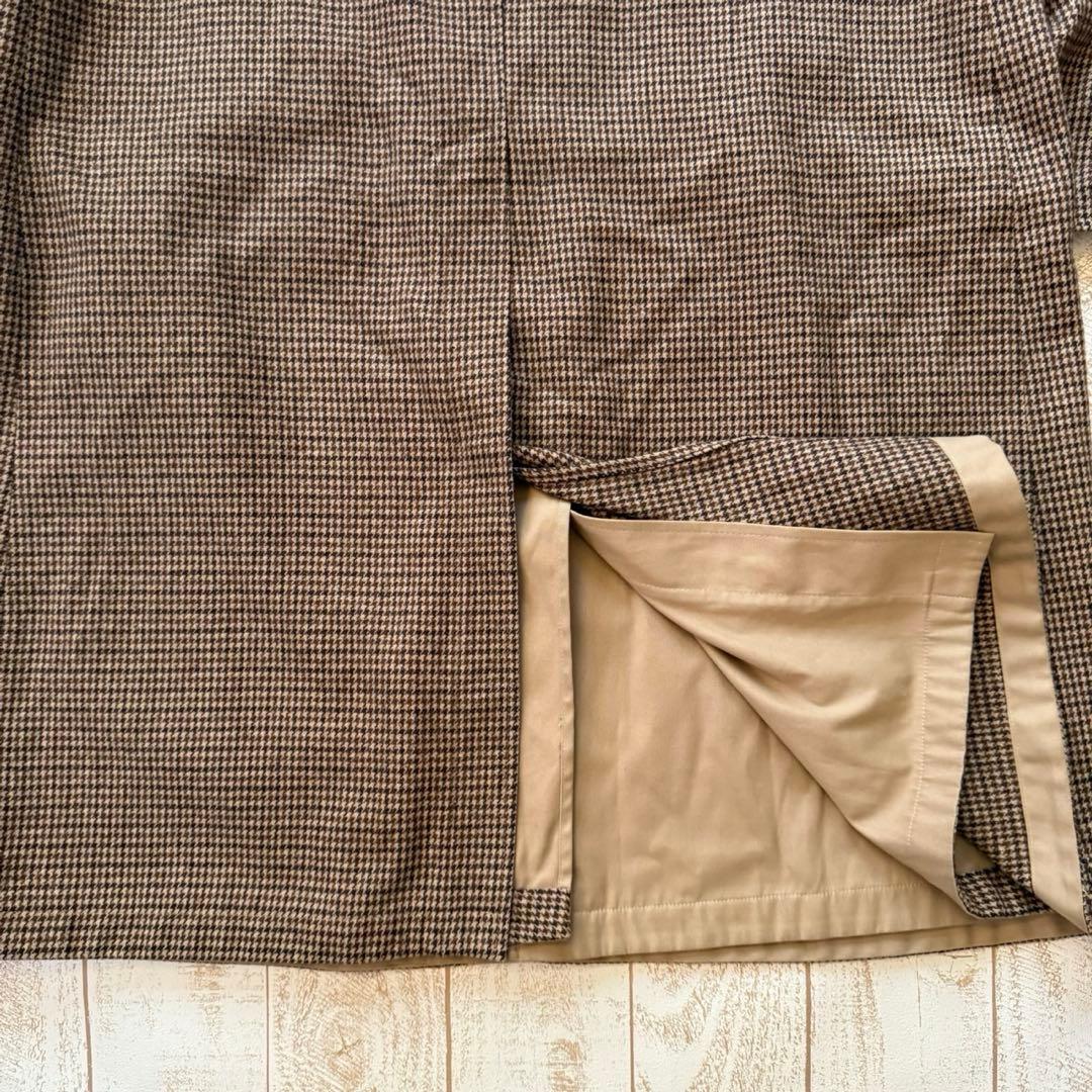 90'sイタリア製【シーラップ】ガンクラブチェック　バルカラーコートリバーシブル