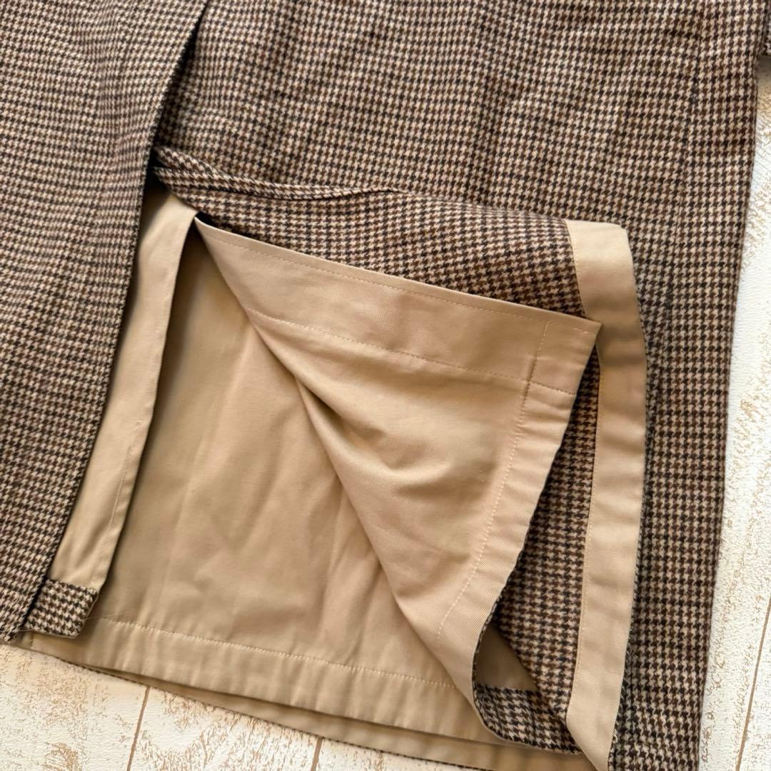 90'sイタリア製【シーラップ】ガンクラブチェック　バルカラーコートリバーシブル