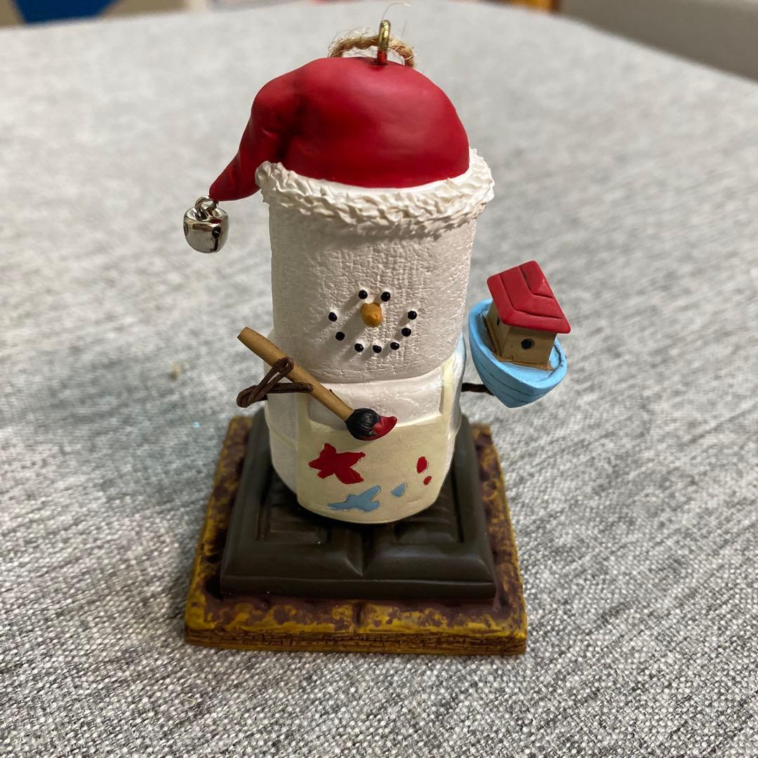 こ*ん様 雪だるまのクリスマスオーナメント7体