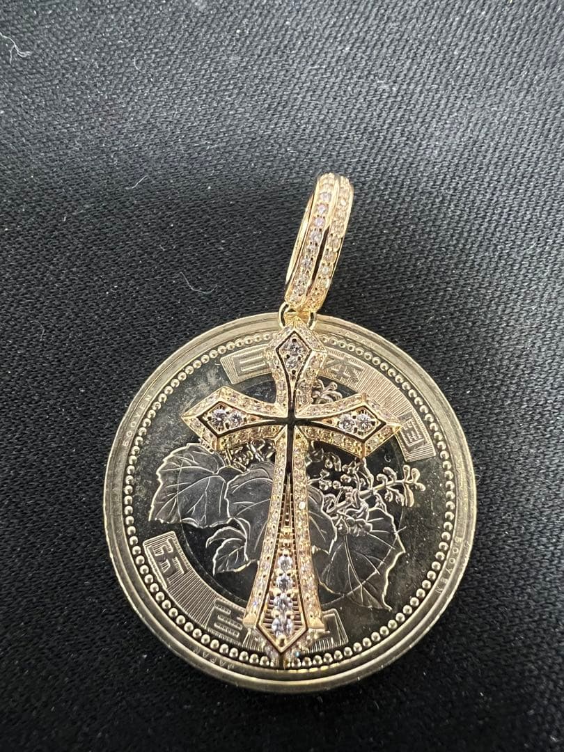 K18ダイヤクロスペンダントトップのみ