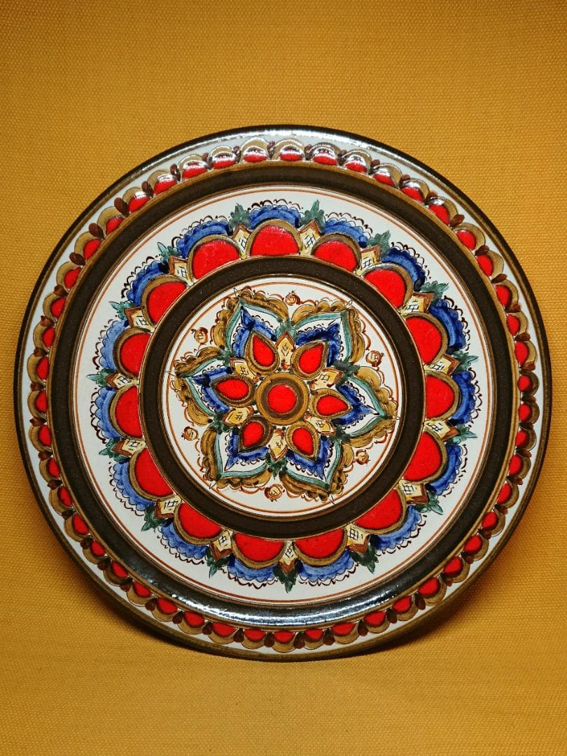 【美品】飾り皿　ビンテージ　ドイツ　置物　インテリア　工芸品　美術品　A1243