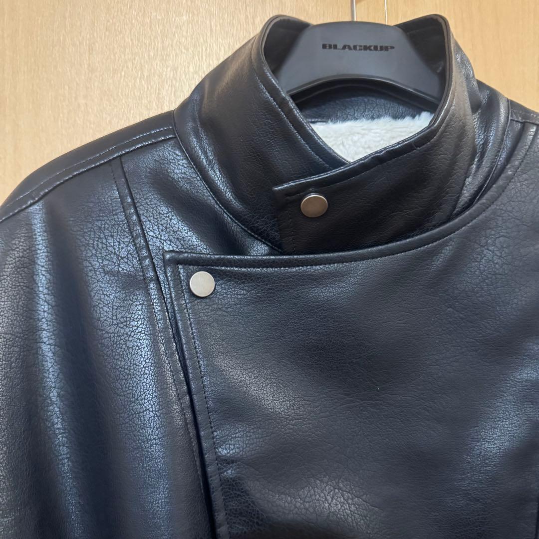 black up ブラックアップ　レザージャンパー ライダース