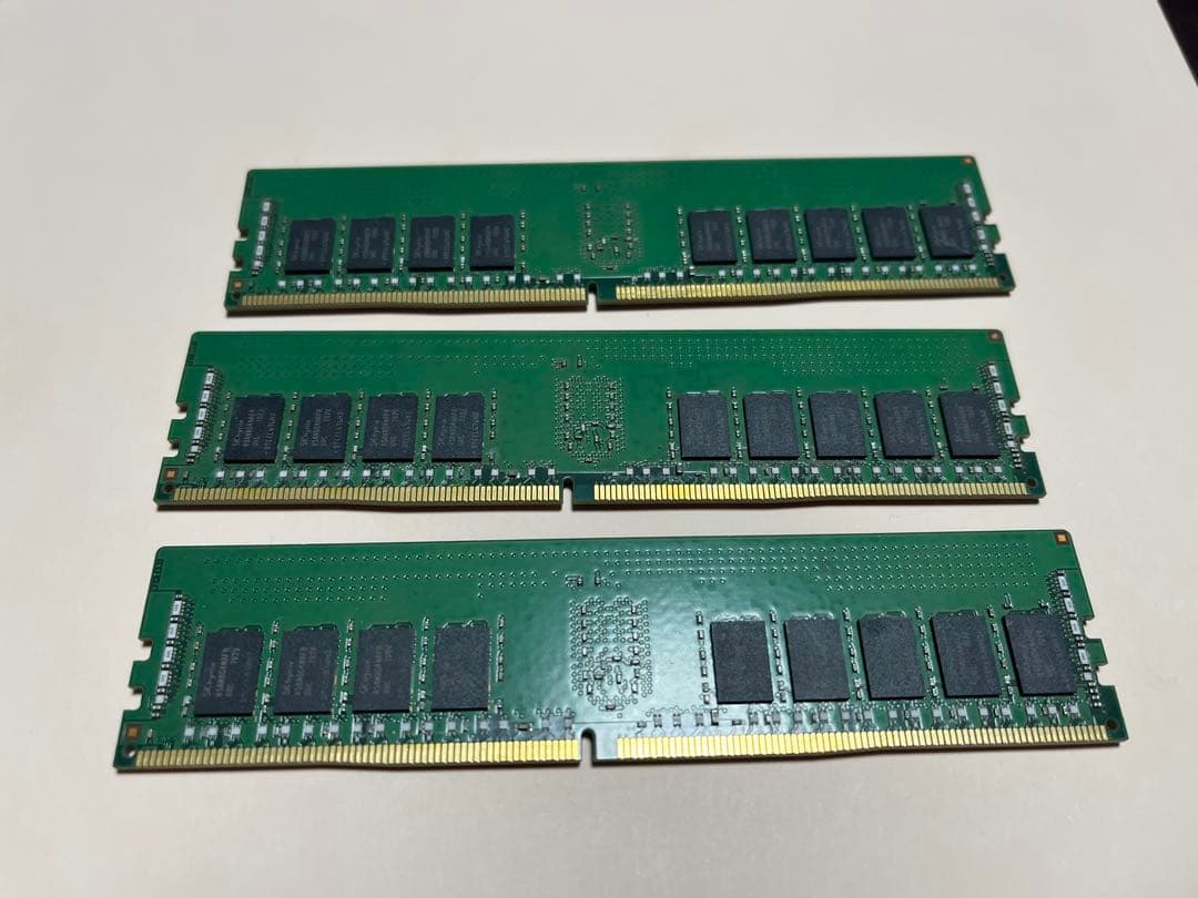 sk hynix 16gb 1R×4 pc4 3枚 メモリ