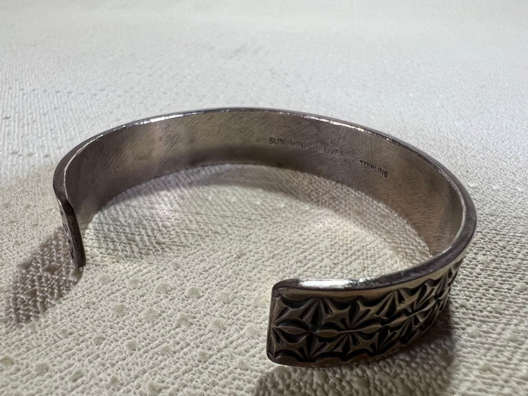 Navajo ナバホ族 バングルSUNSHINE REEVES STERLING