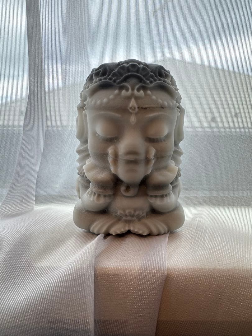 太極石 ベビーガネーシャ②柔らかグレー◎BIGサイズ