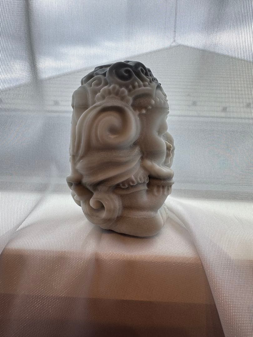 太極石 ベビーガネーシャ②柔らかグレー◎BIGサイズ