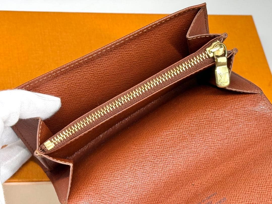 良品！ルイヴィトン　ポルトモネ・ジップ　二つ折り財布