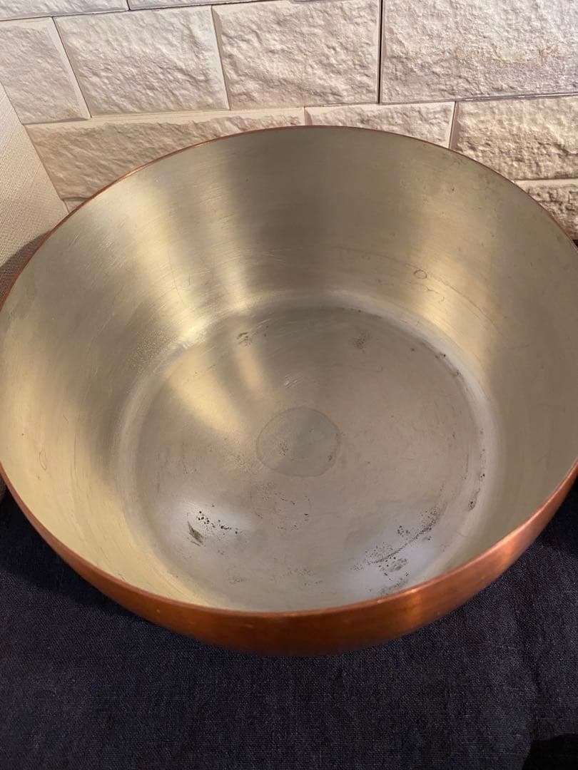 日本橋木屋　入れ子鍋　やっとこ鍋　銅３つセット