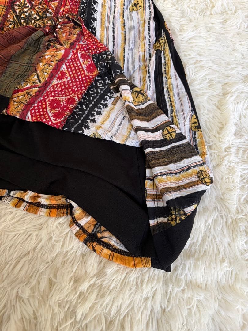 希少♡SAVE THE QUEEN セレブワンピース イタリア製　総柄　刺繍