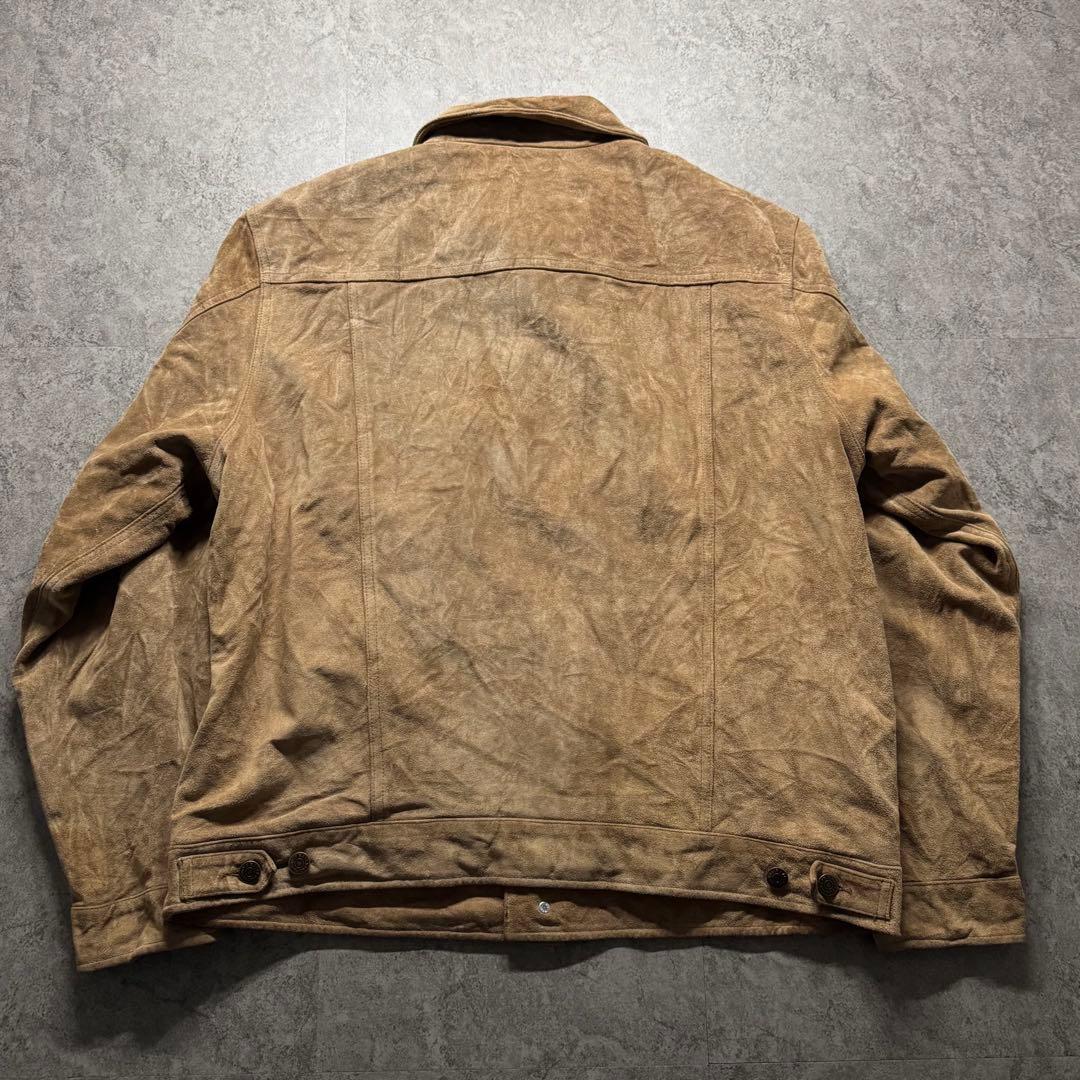 【90s vintage】Eddie Bauer L トラッカージャケット　本革