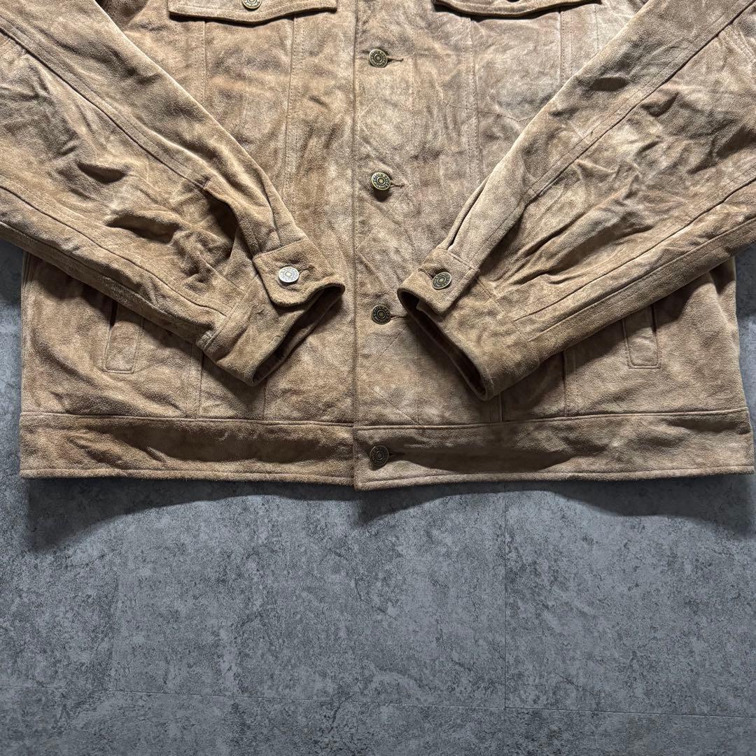 【90s vintage】Eddie Bauer L トラッカージャケット　本革