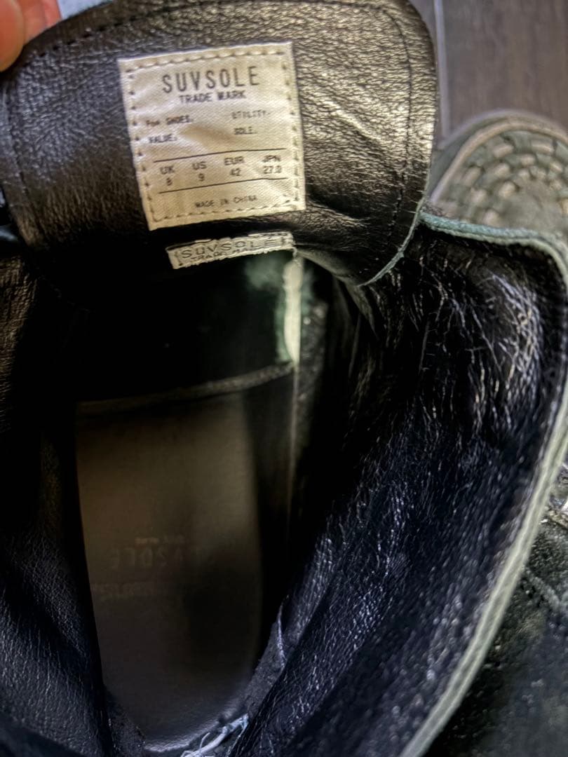 blackmeans×SUVSOLE クリーパーズスニーカー 27cm