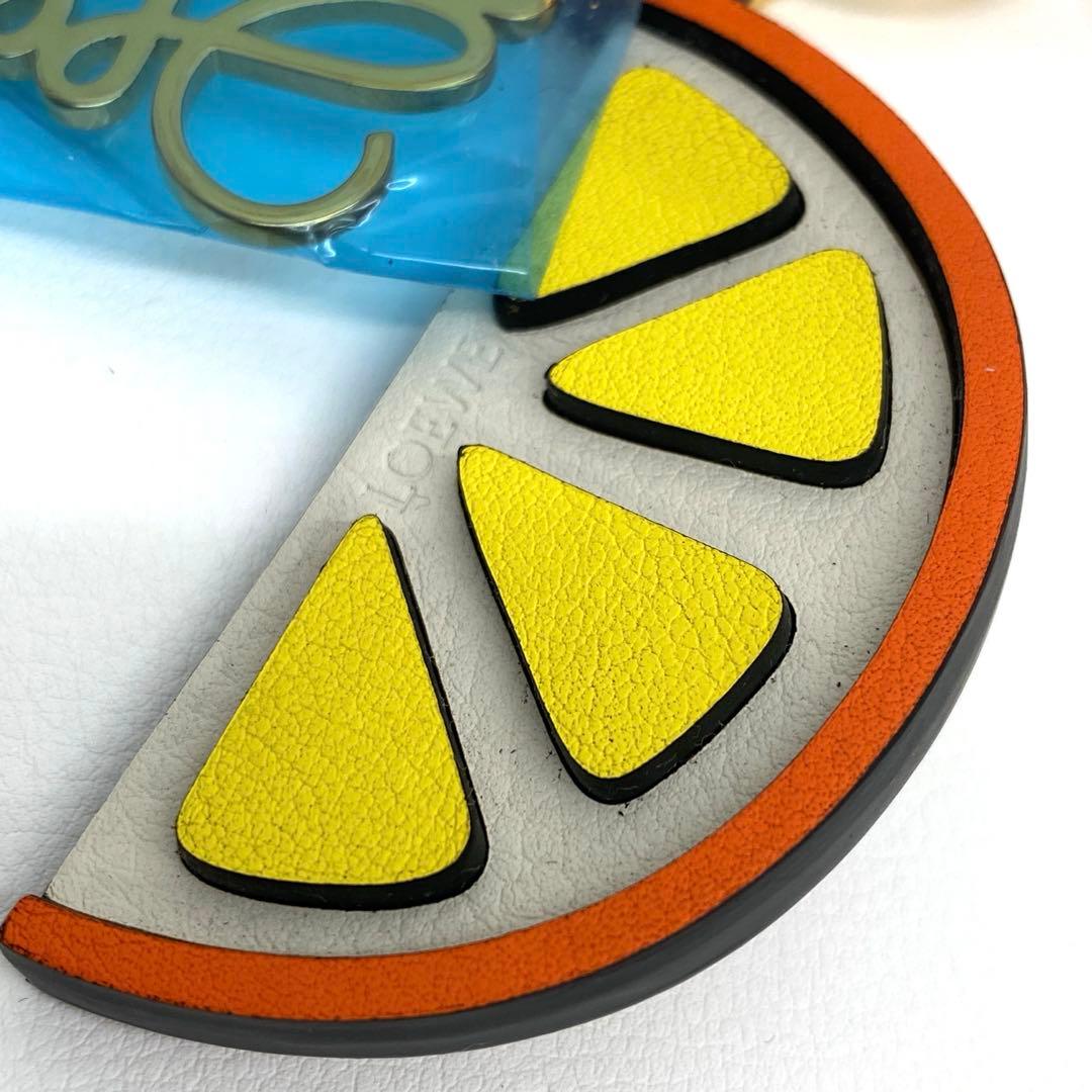 LOEWE ロエベ チャーム キーリング アナグラム オレンジ 未使用品