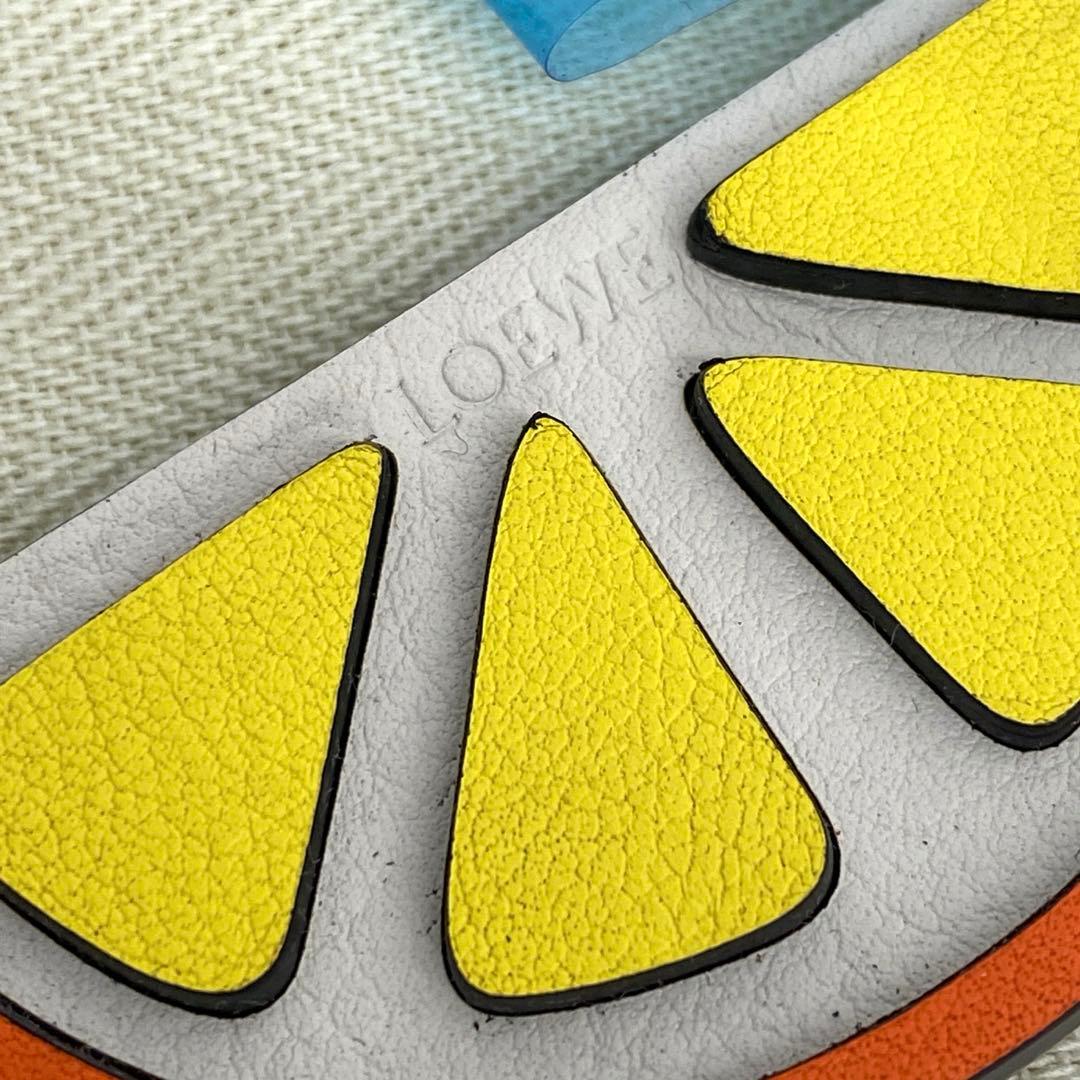 LOEWE ロエベ チャーム キーリング アナグラム オレンジ 未使用品