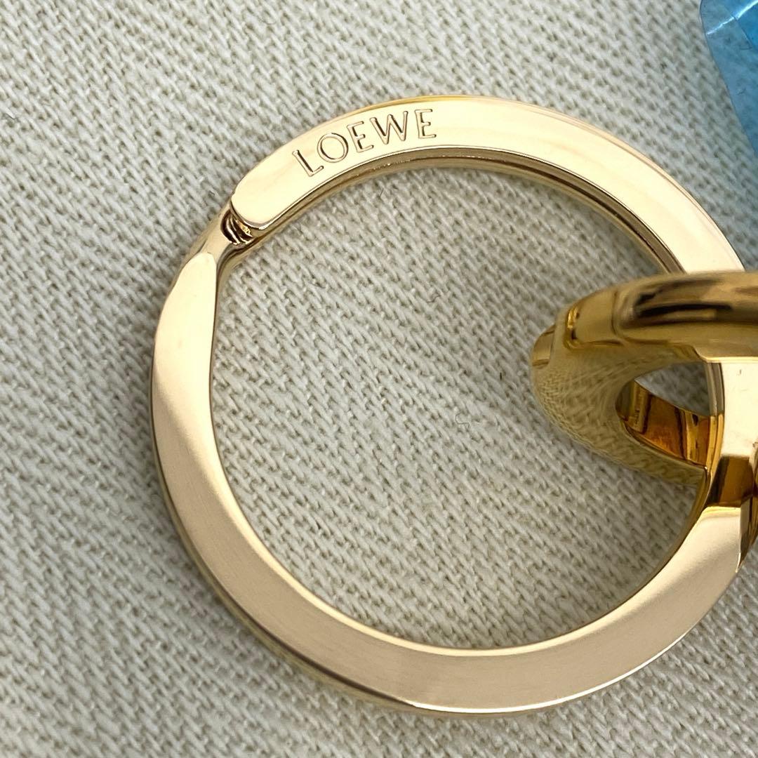 LOEWE ロエベ チャーム キーリング アナグラム オレンジ 未使用品