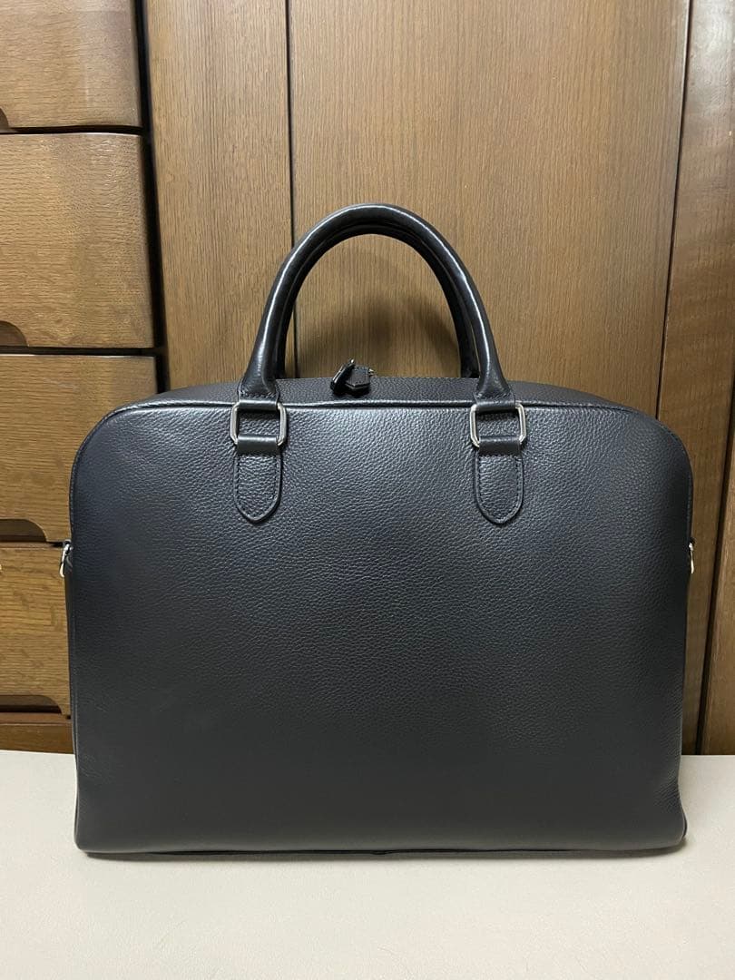 【超美品！！】メンズ 本革 ビジネスバッグ レザー 大容量 MURA