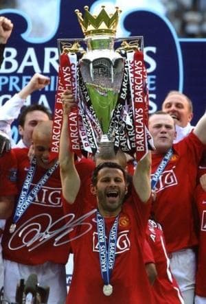 ライアン・ギグス　　 マンチェスター・ユナイテッド 直筆サイン入りフォト