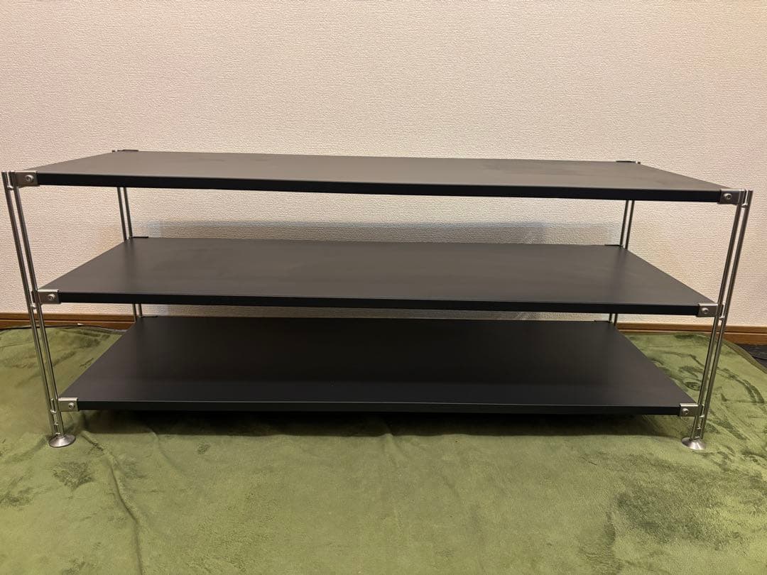 無印良品　ステンレスユニットシェルフ　(テレビ台)