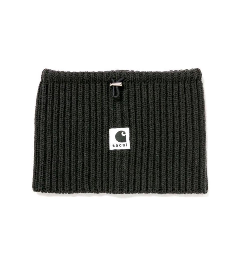 【最終値下】sacai Carhartt　ネックウォーマー ブラック