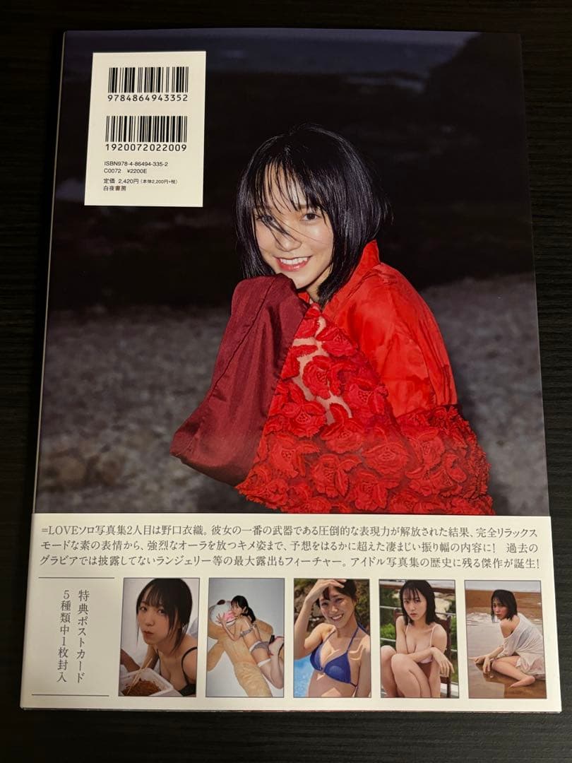 野口衣織 写真集 ポストカード付き