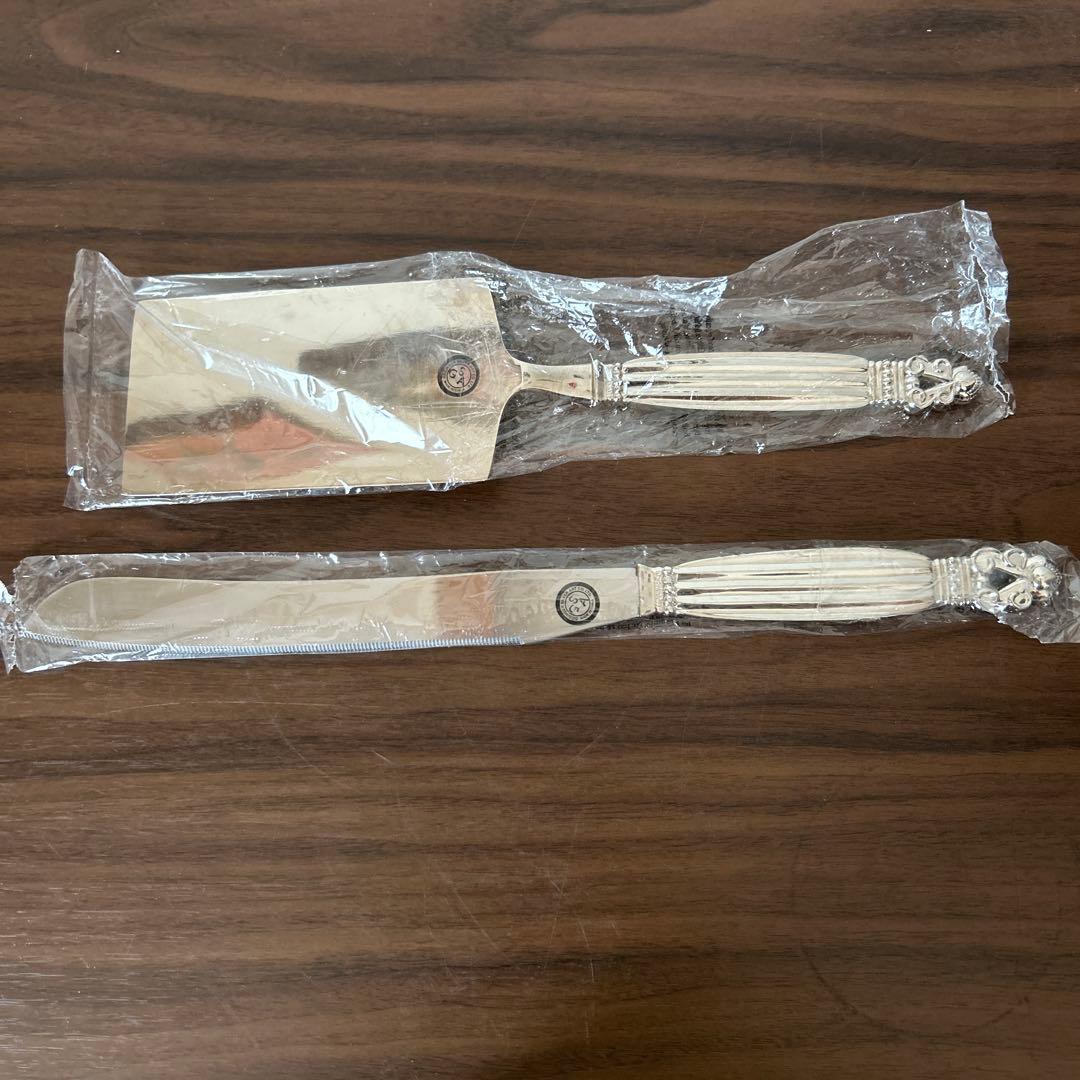 未使用品！ゴディンガーシルバーアート　ホステスサービングセット5ピース　シルバー