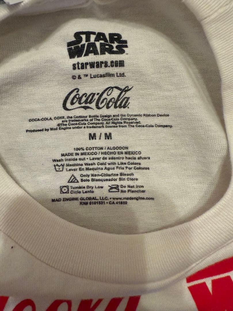 海外限定 スターウォーズ コカコーラ C-3PO Tシャツ