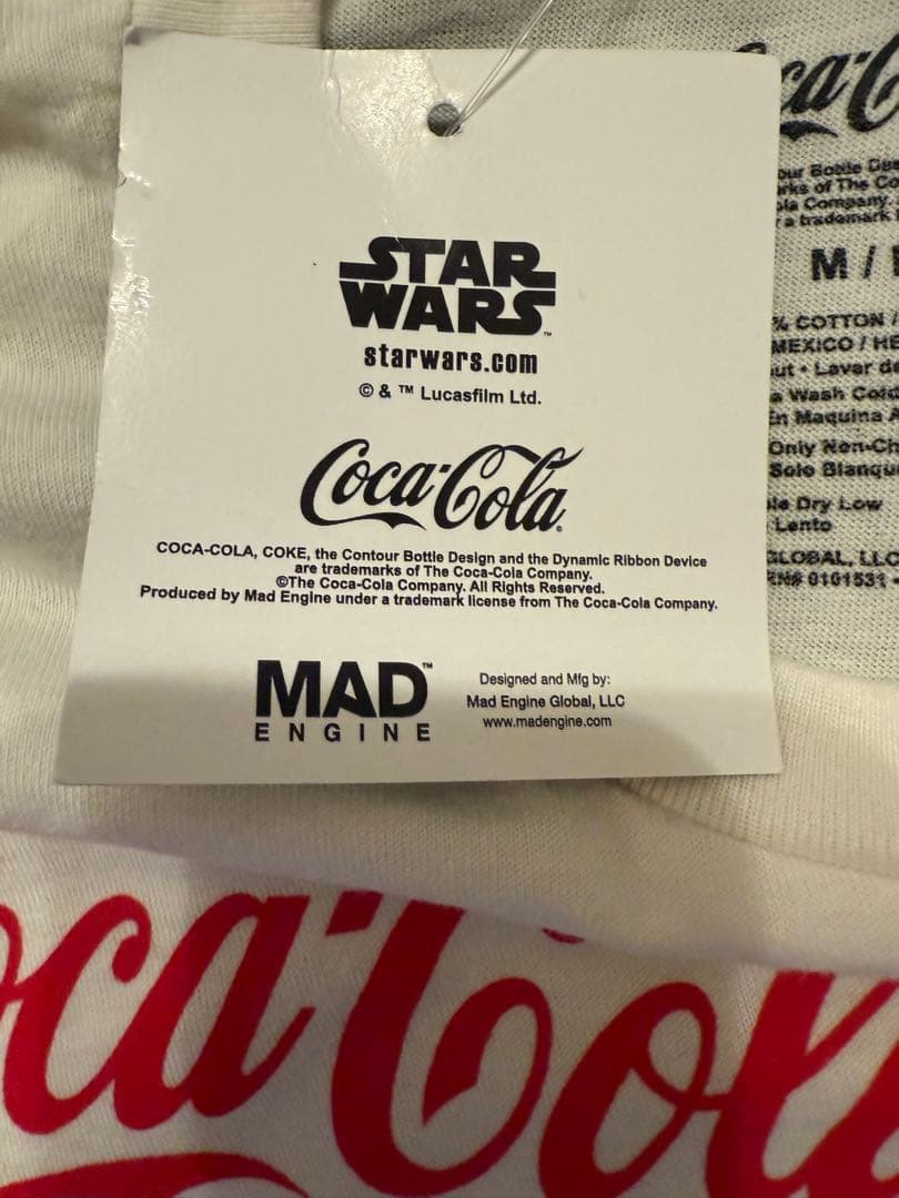 海外限定 スターウォーズ コカコーラ C-3PO Tシャツ