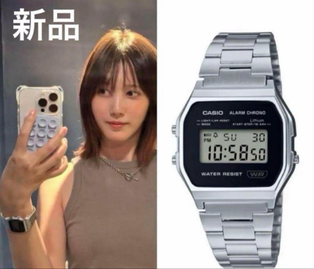 CASIO / デジタル ウォッチ シルバー A158WEA-1JF
