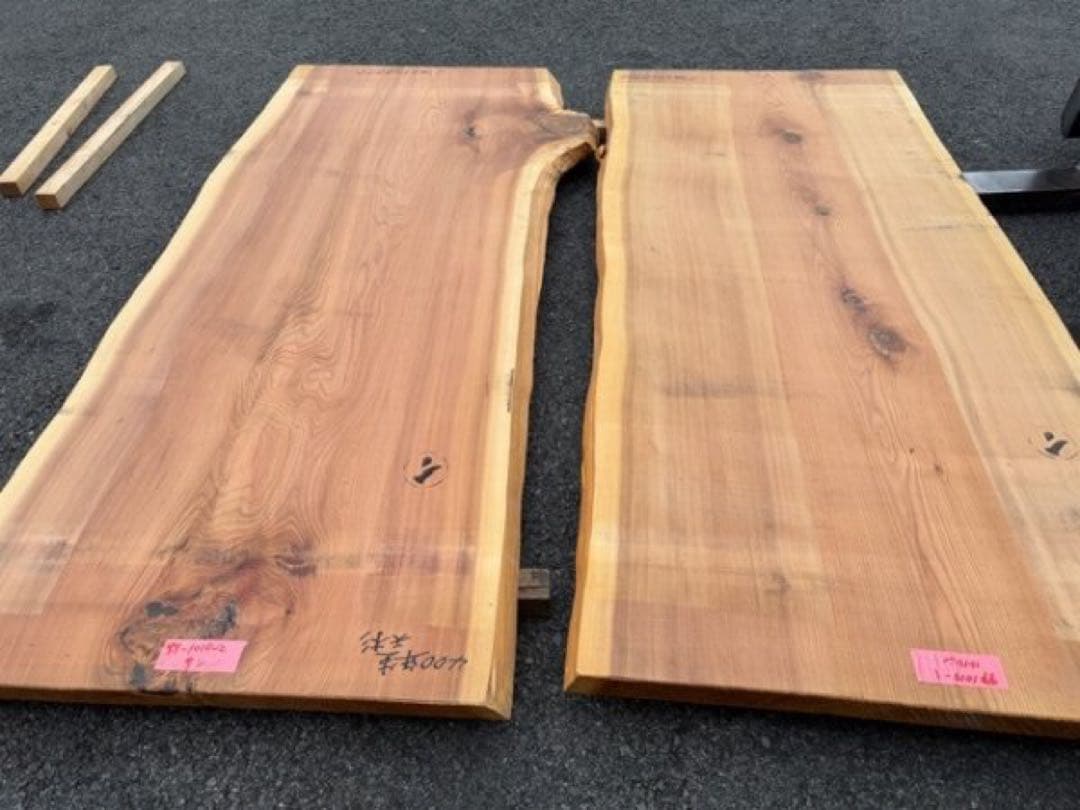 野サン）400年生 天杉 銘木 杉スギ 椙 すばらしい杢 カウンター テーブル