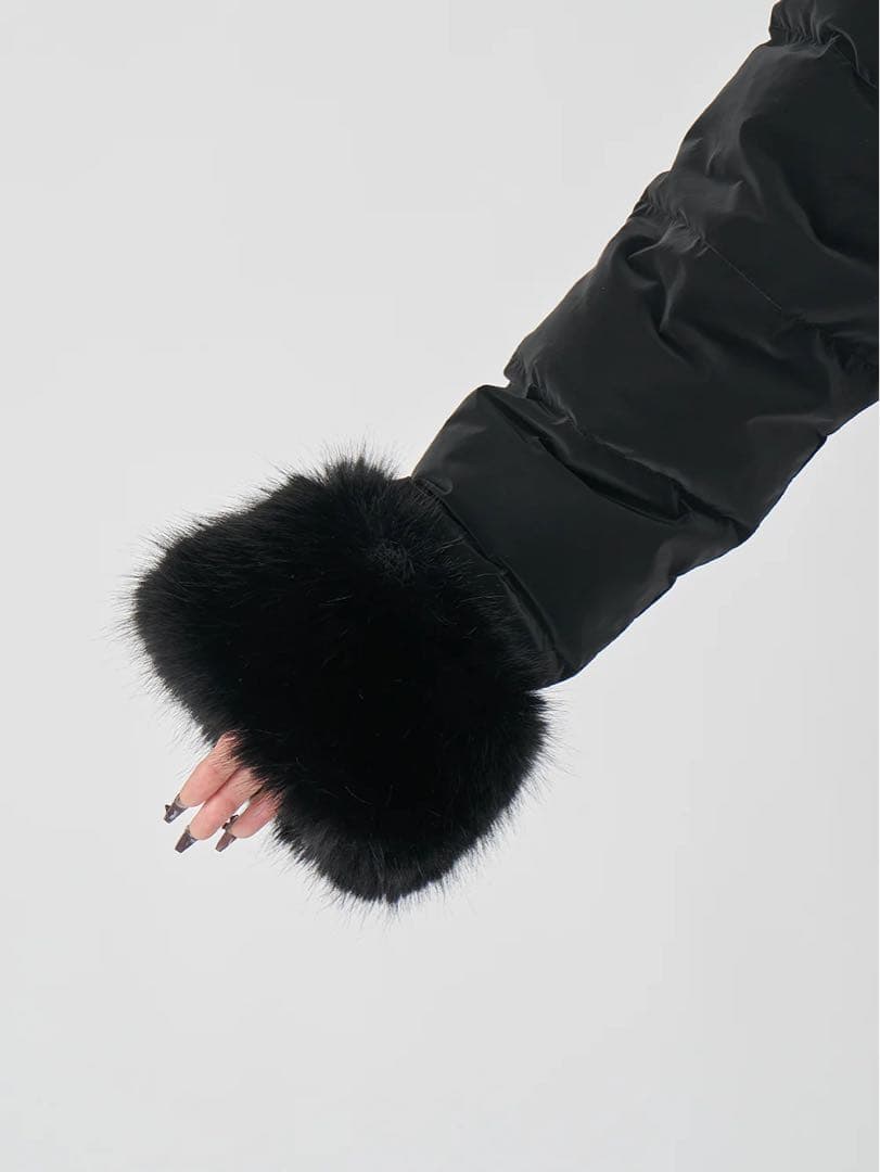 Darich レディロングダウンコート(BLK・XS)