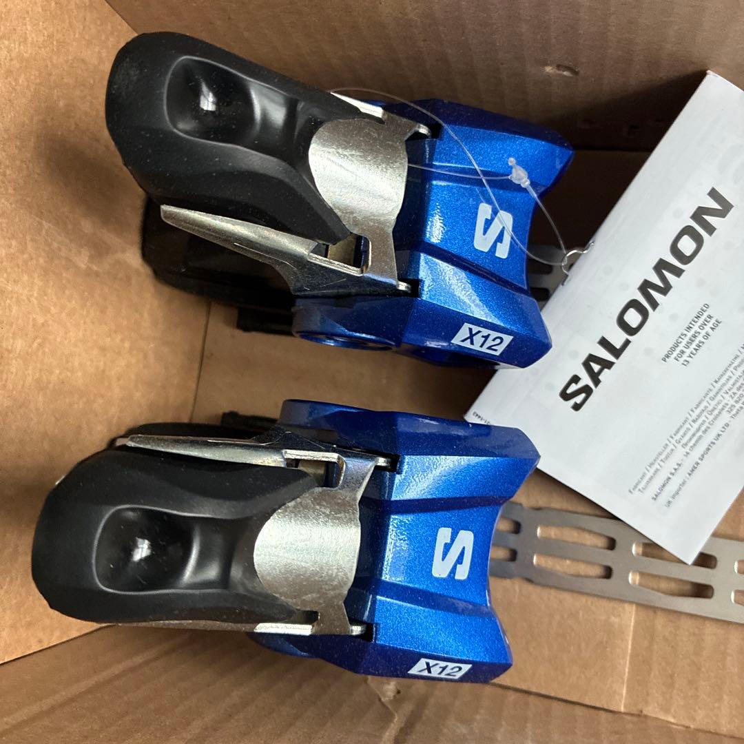 未使用 サロモン X12Lab X70 スキー ビンディング ブルー