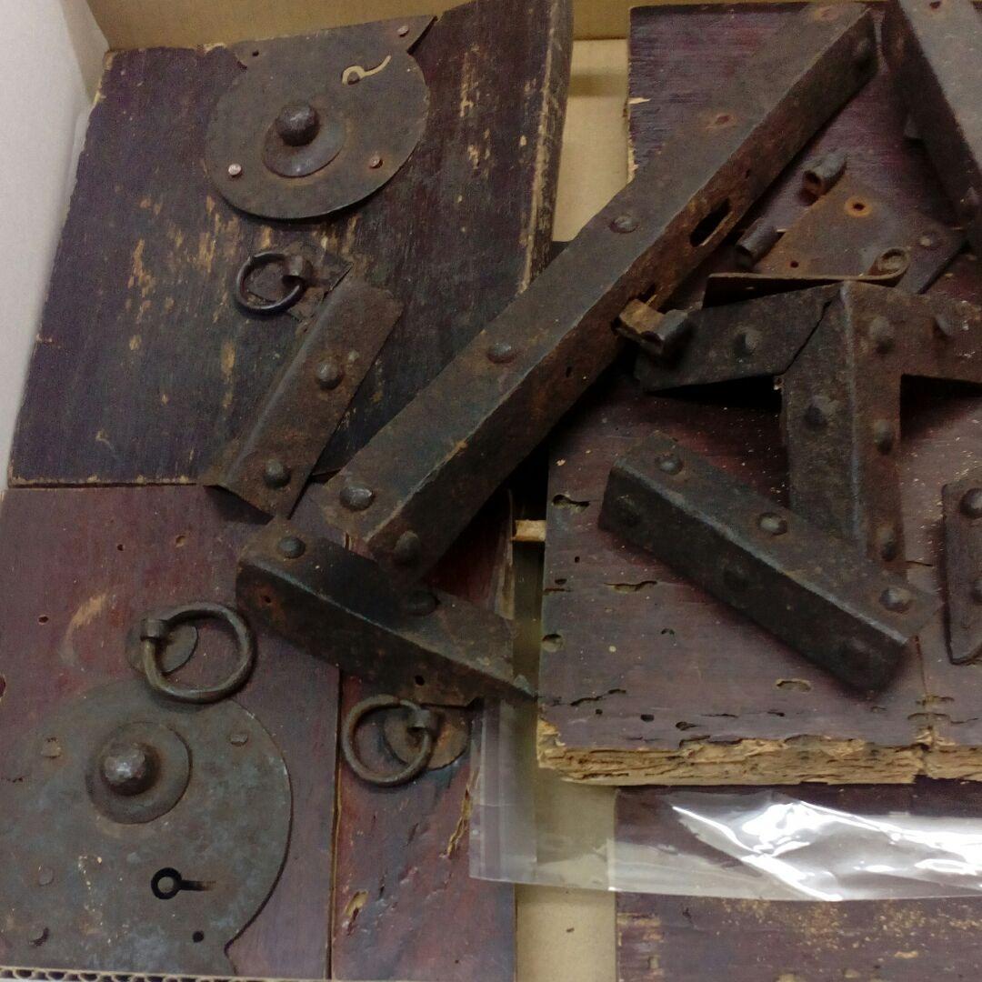 宇和島伊達家伊予國吉田藩３万石知行地藩内１８３３年天保四年記銘蔵出古船箪笥残骸品