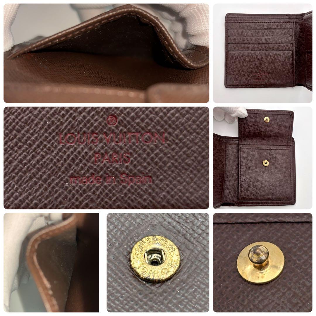 ルイヴィトン ダミエ マルコ 二つ折り財布 コンパクト 定番人気　正規品