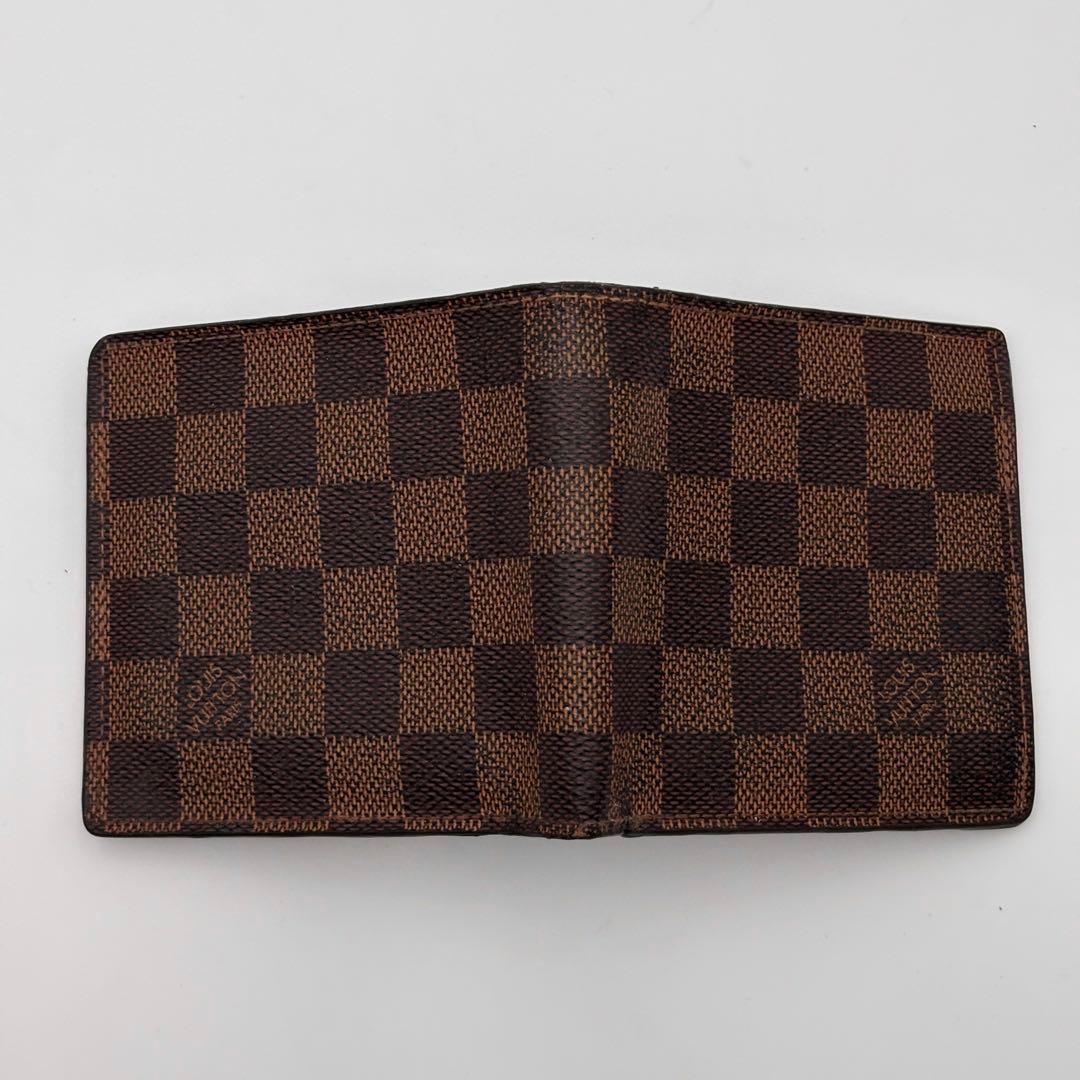ルイヴィトン ダミエ マルコ 二つ折り財布 コンパクト 定番人気　正規品