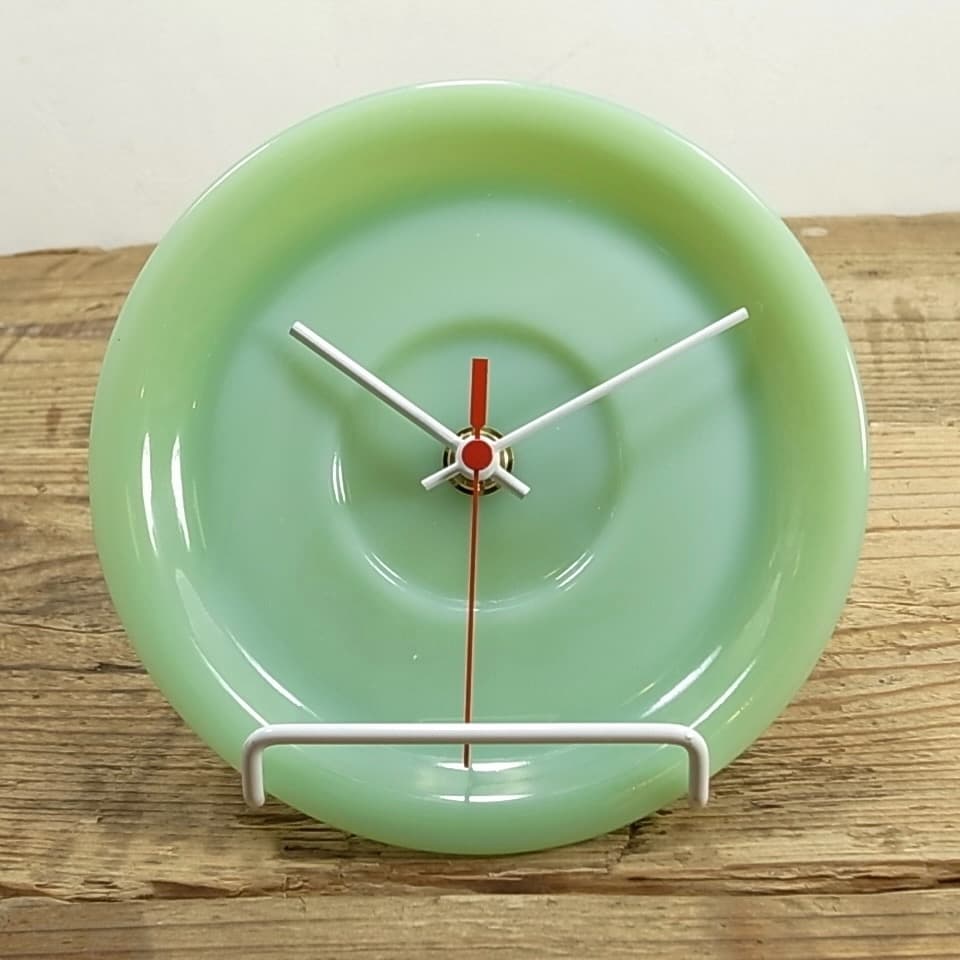 ファイヤーキング ジェードレストランウエア ソーサークロック① 直径 約15cm