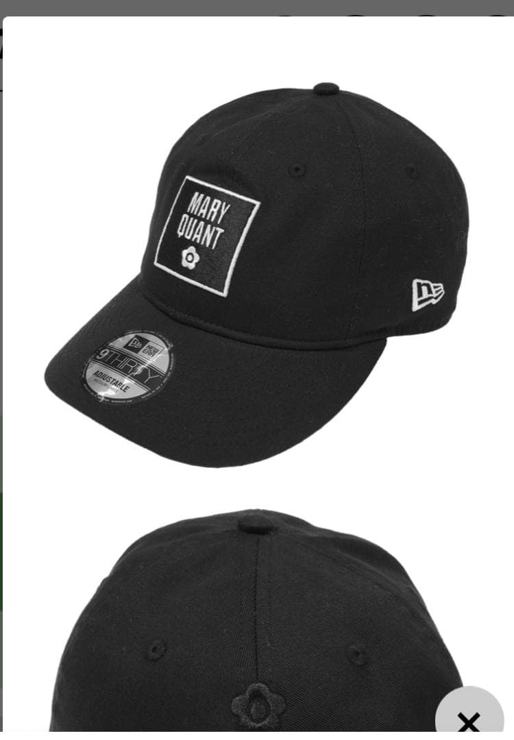 ぽんちゃんさま専用！NEW ERA(R)×MARY QUANT3段ロゴ キャップ