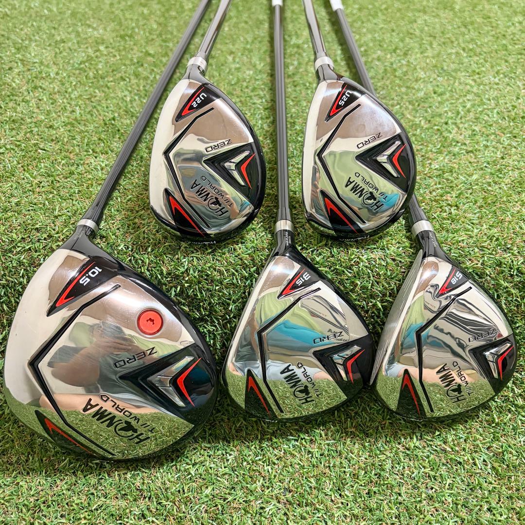新品同様｜ホンマ　ツアーワールド　ゼロ　ゴルフクラブセット　13本　初心者
