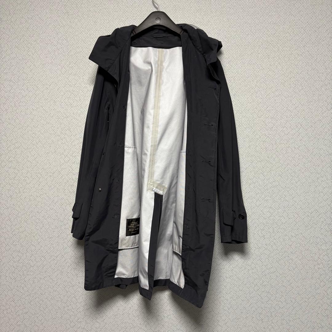 定価53900 UNITED ARROWS UDETラミネートフーデットコート
