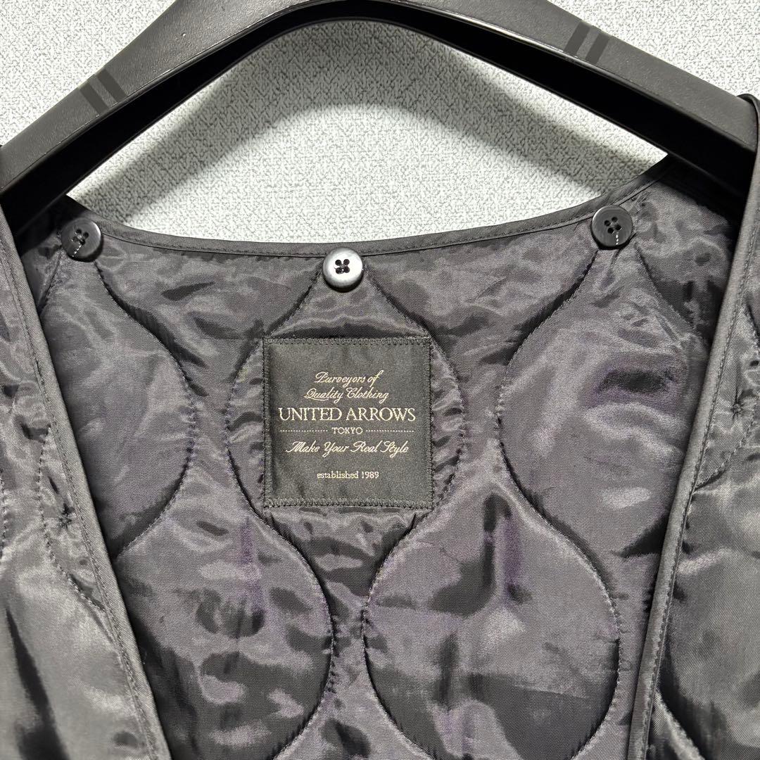 定価53900 UNITED ARROWS UDETラミネートフーデットコート